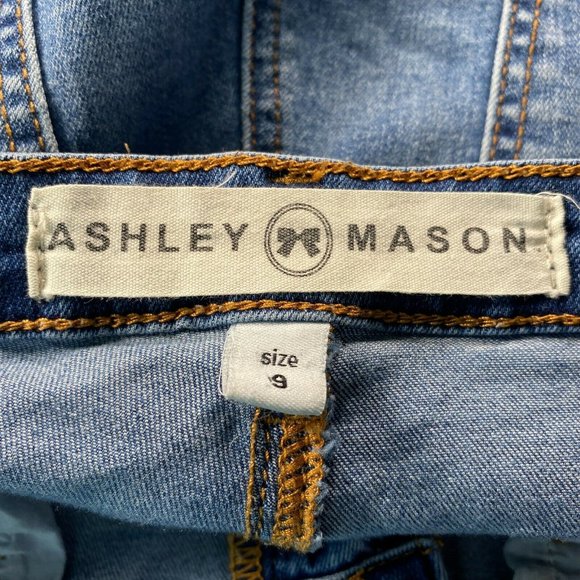 Ashley Mason Women's Size 9 Distressed Skinny - Picture 5 of 9